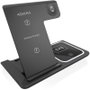 Aisens Cargador Inalámbrico 3 en 1 de 15W USB-C Negro